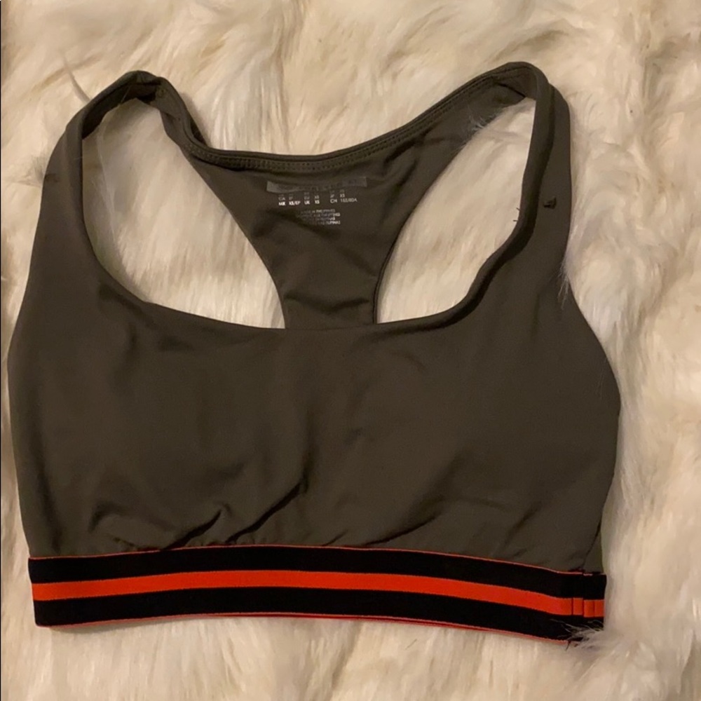 Sport bra olive green